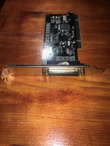 כרטיס PCI לחיבור LPT