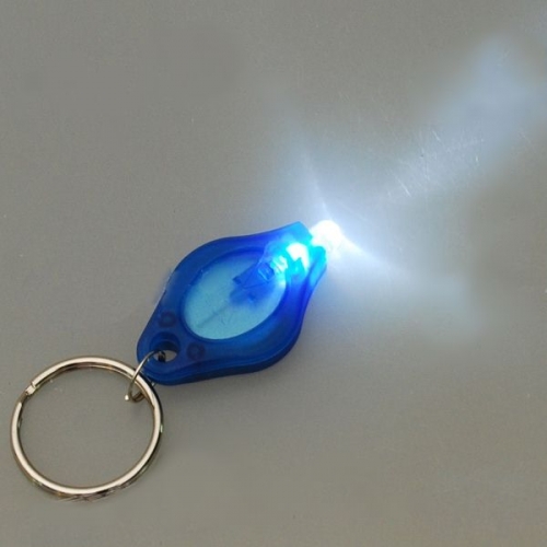 מחזיק מפתחות עם פנס LED - צבע כחול מחזיק מפתחות עם פנס LED - צבע כחול